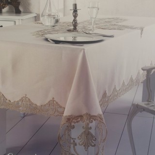 Dining Tablecloth Guipure Velvet caprice
